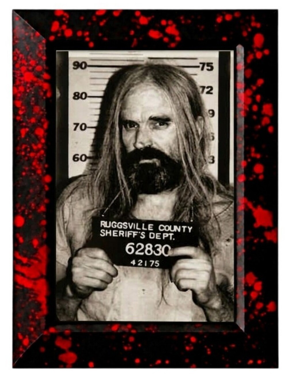 Devils Rejects Rob Zombie Horror Captain Spaulding Otis Baby Framed Photo Print